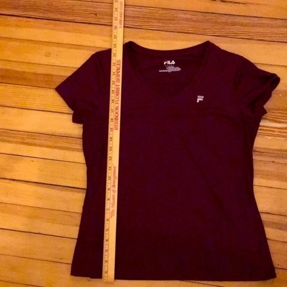 FILA Sport burgundy T- shirt - Picture 7 of 7